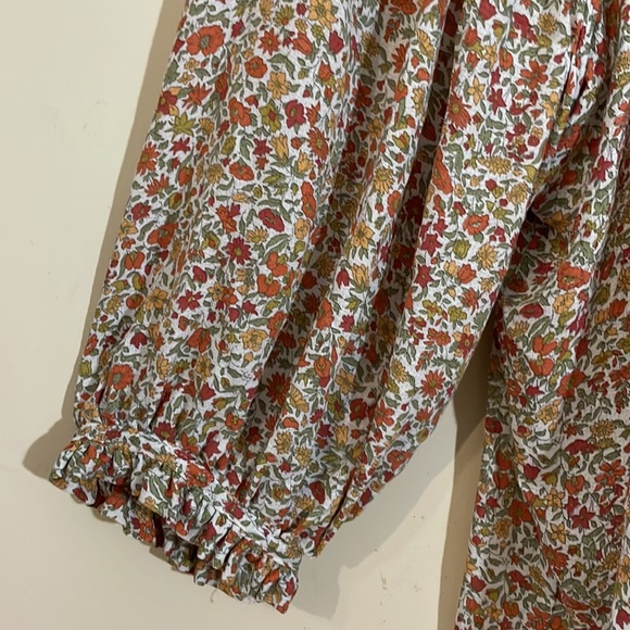 2/$30 Cynthia Rowley Floral Peasant Top Size Large - Picture 7 of 16